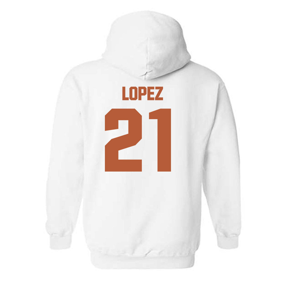 Texas - NCAA Women's Soccer : Antonette lopez - Classic Shersey Hooded Sweatshirt-1