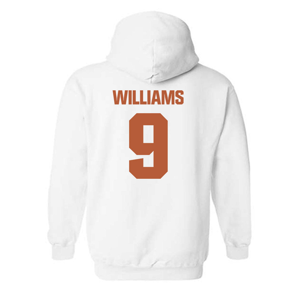 Texas - NCAA Baseball : Jonah Williams - Classic Shersey Hooded Sweatshirt-1