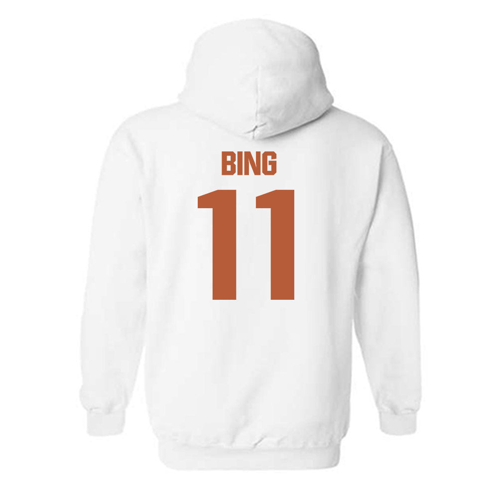 Texas - NCAA Baseball : Kade Bing - Classic Shersey Hooded Sweatshirt-1
