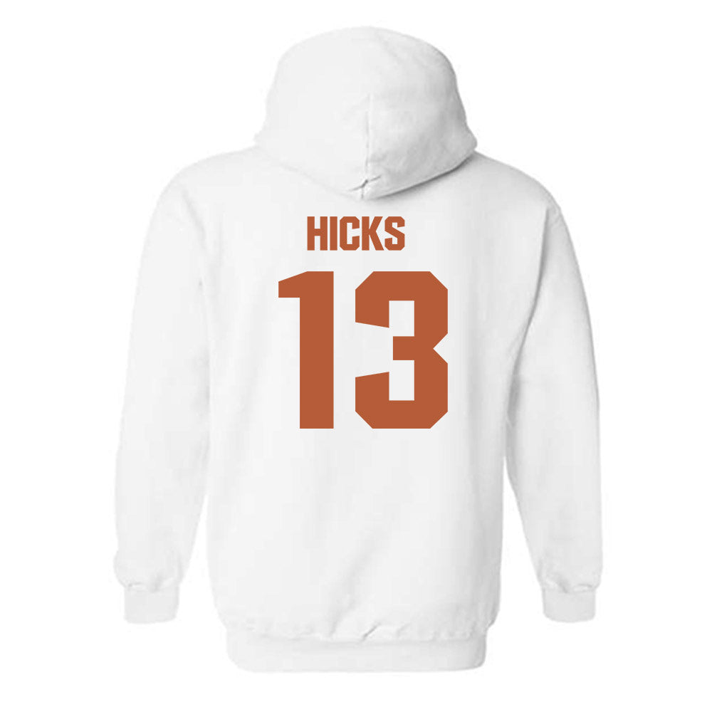 Texas - NCAA Football : Zelus Hicks - Classic Shersey Hooded Sweatshirt-1