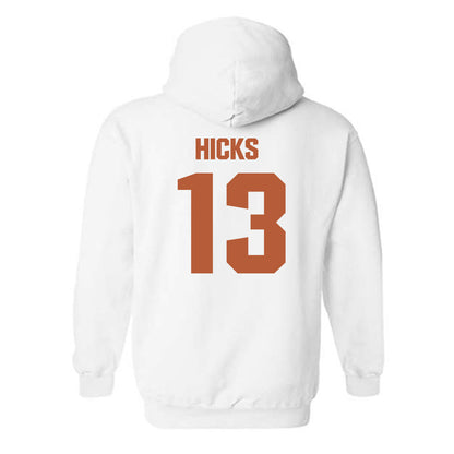 Texas - NCAA Football : Zelus Hicks - Classic Shersey Hooded Sweatshirt-1