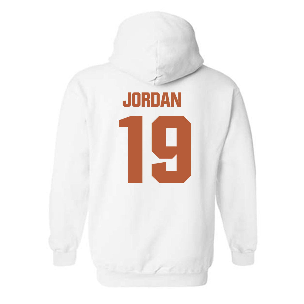 Texas - NCAA Baseball : Donovan Jordan - Classic Shersey Hooded Sweatshirt-1