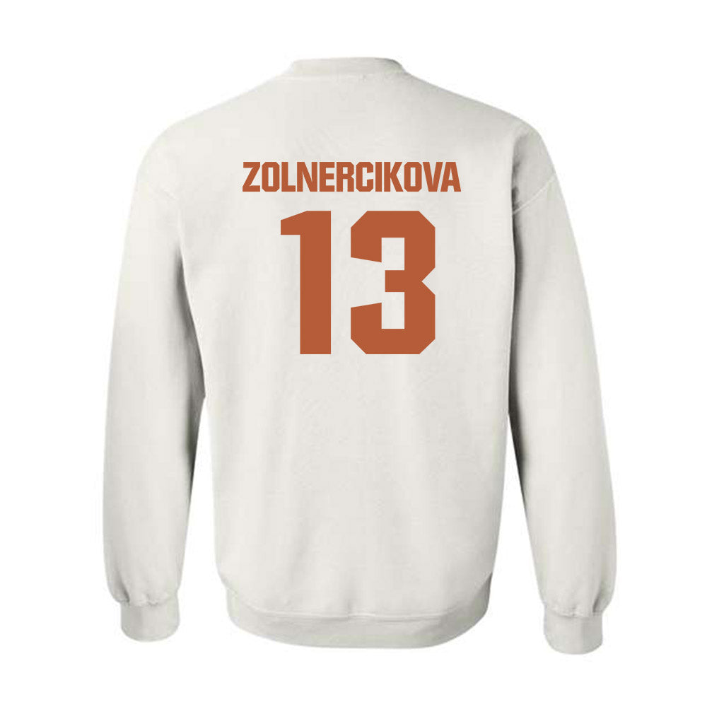 Texas - NCAA Beach Volleyball : Karin Zolnercikova - Classic Shersey Crewneck Sweatshirt-1
