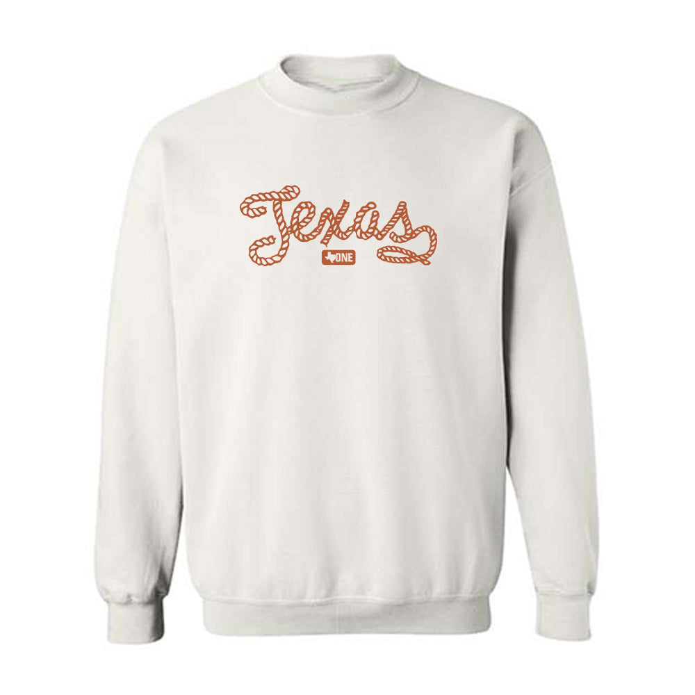 Texas - NCAA Men's Basketball : Cole Bott - Classic Shersey Crewneck Sweatshirt-0