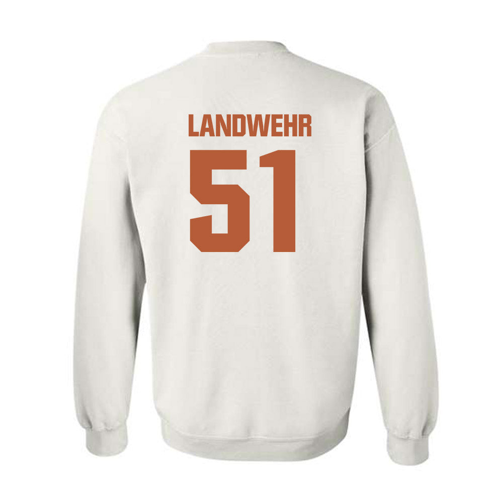 Texas - NCAA Football : Marshall Landwehr - Classic Shersey Crewneck Sweatshirt-1