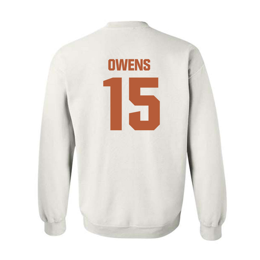 Texas - NCAA Football : Trey Owens - Classic Shersey Crewneck Sweatshirt-1