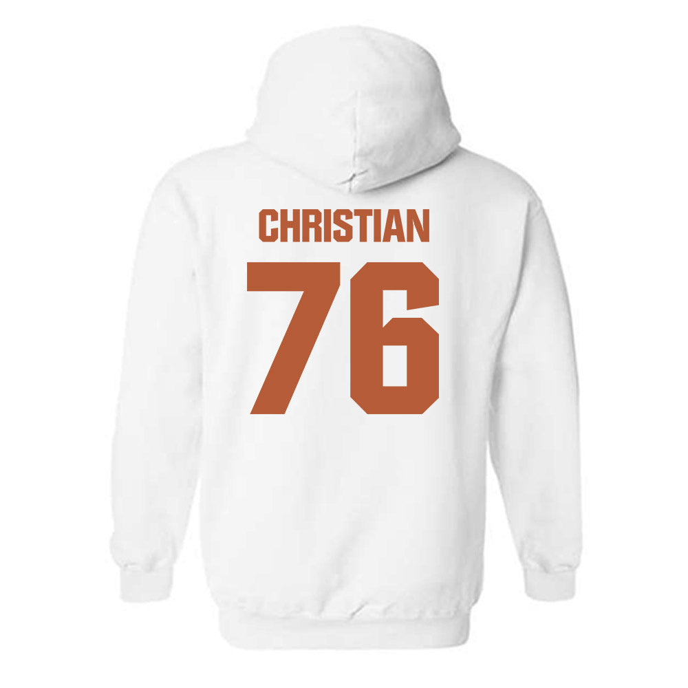 Texas - NCAA Football : Jackson Christian - Classic Shersey Hooded Sweatshirt-1