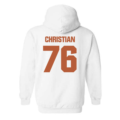 Texas - NCAA Football : Jackson Christian - Classic Shersey Hooded Sweatshirt-1