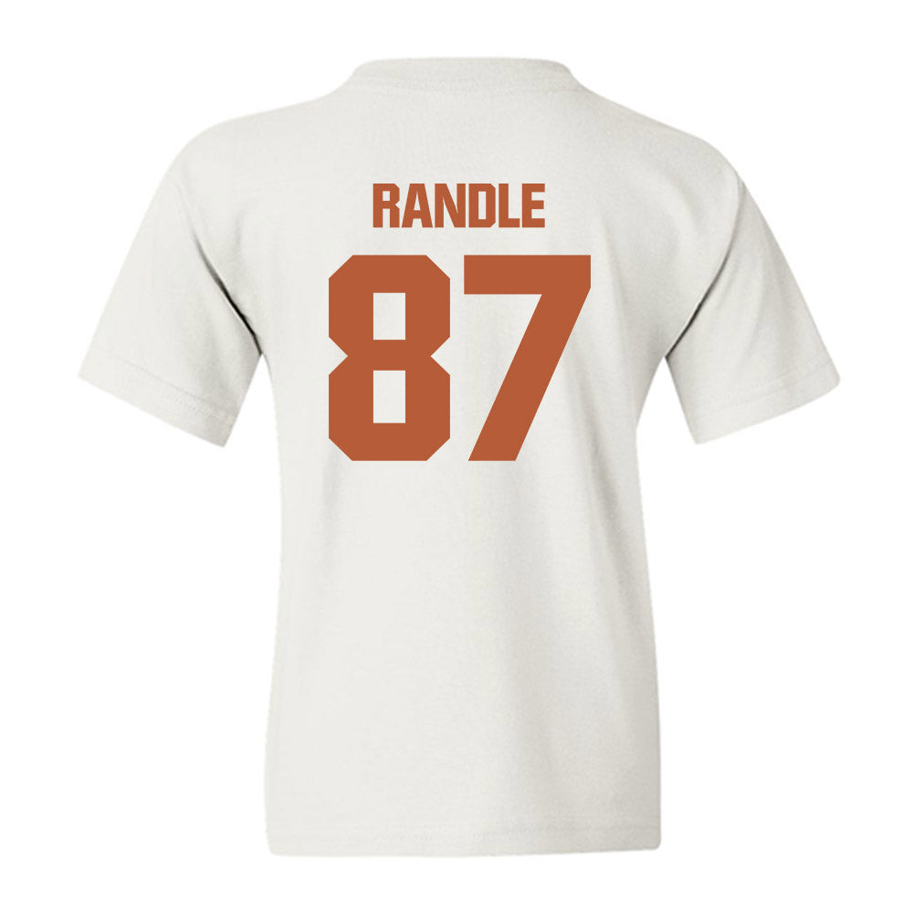 Texas - NCAA Football : Will Randle - Classic Shersey Youth T-Shirt-1