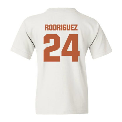 Texas - NCAA Baseball : Adrian Rodriguez - Youth T-Shirt-1