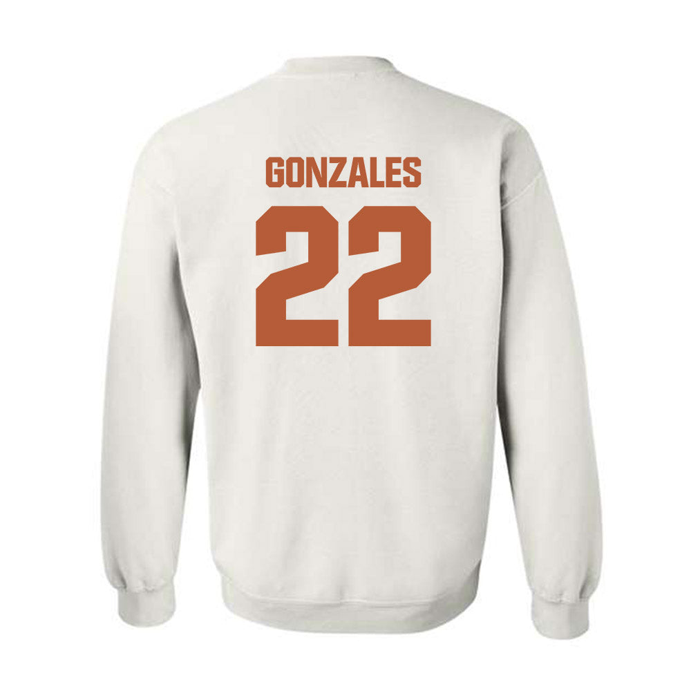 Texas - NCAA Softball : Brenlee Gonzales - Crewneck Sweatshirt-1
