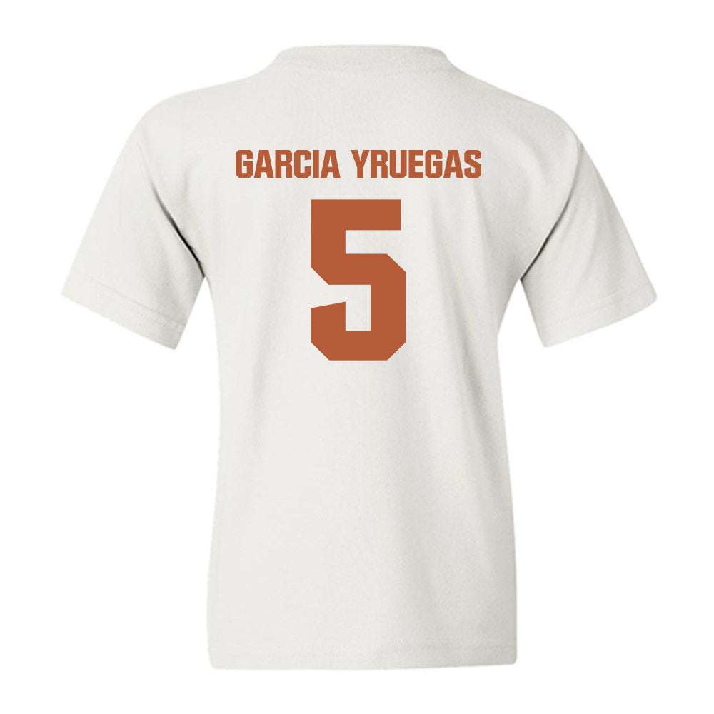 Texas - NCAA Baseball : Felix Garcia Yruegas - Youth T-Shirt-1