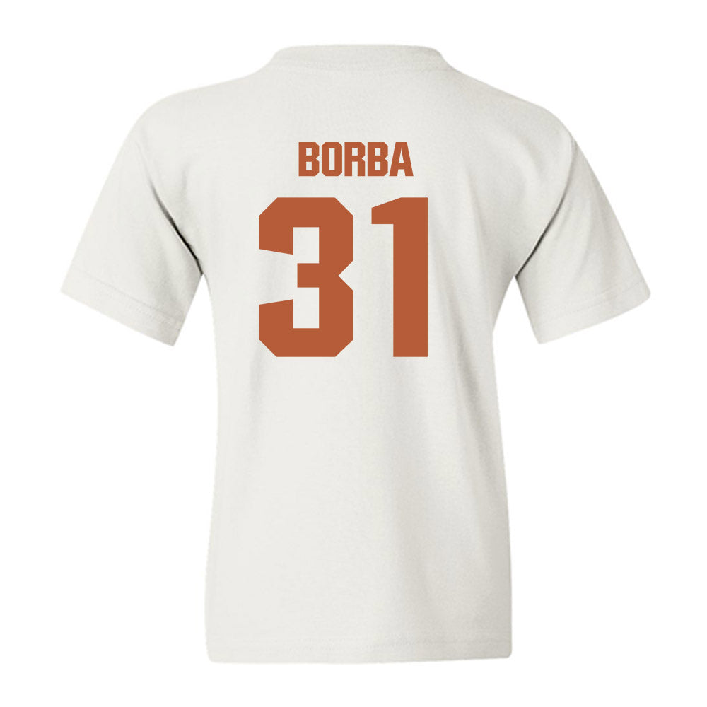 Texas - NCAA Baseball : Casey Borba - Youth T-Shirt-1