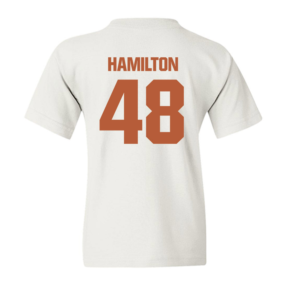 Texas - NCAA Baseball : Hudson Hamilton - Youth T-Shirt-1