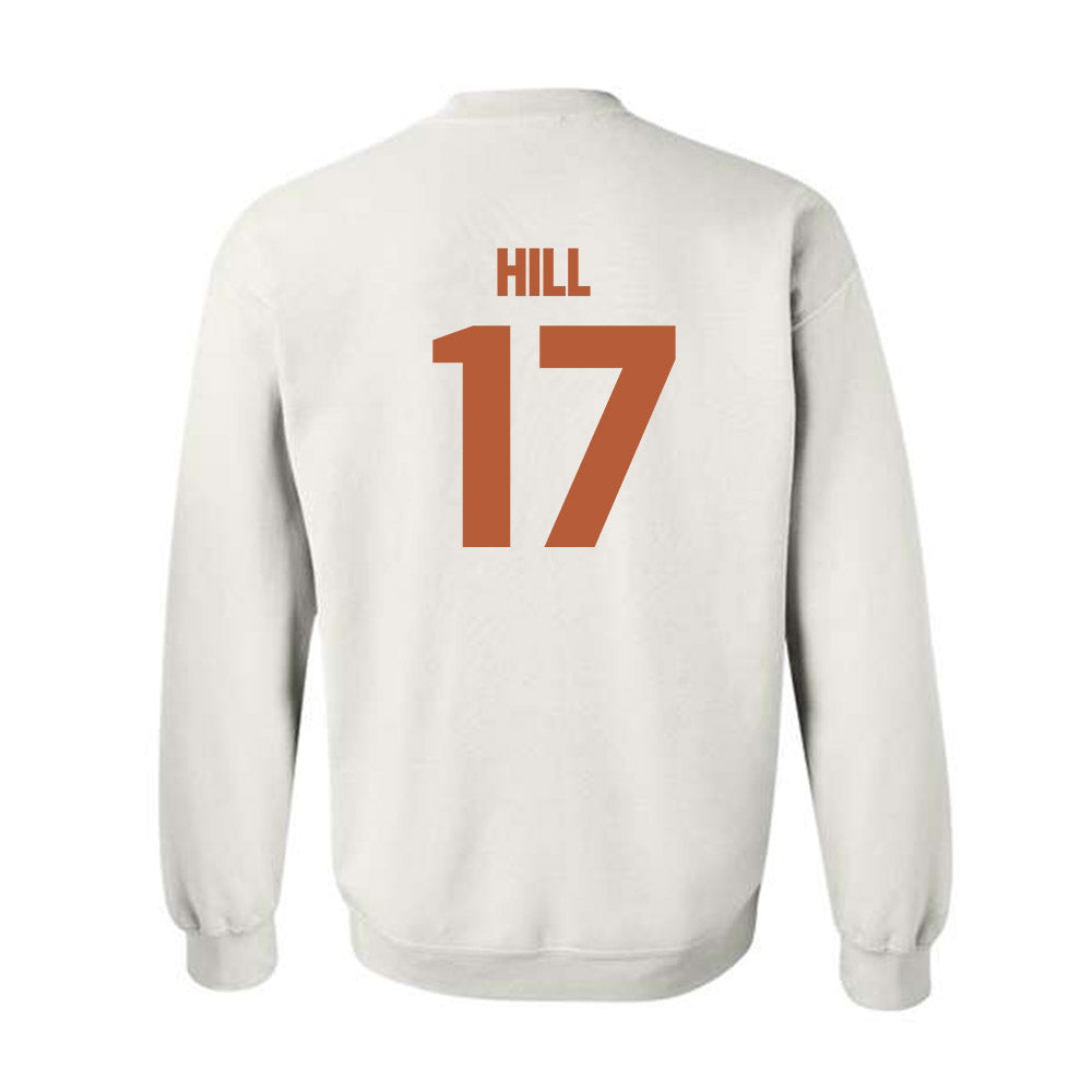 Texas - NCAA Baseball : Will Hill - Crewneck Sweatshirt-1