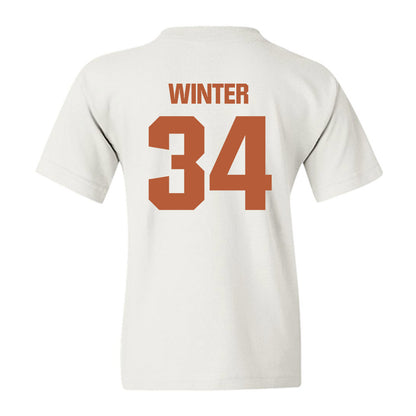 Texas - NCAA Baseball : Michael Winter - Youth T-Shirt-1