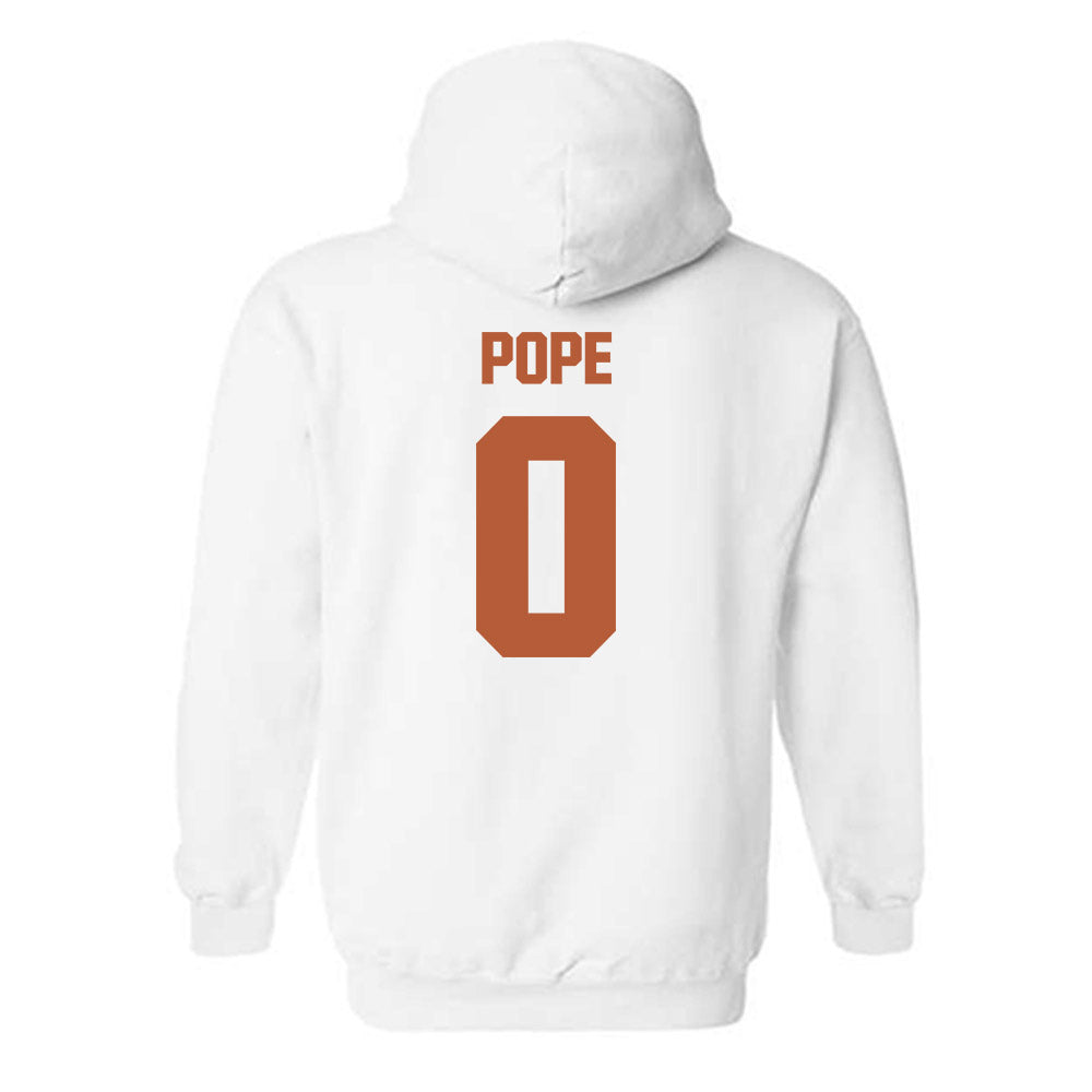 Texas - NCAA Men's Basketball : Jordan Pope - Hooded Sweatshirt-1