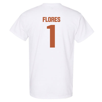 Texas - NCAA Baseball : Jalin Flores - T-Shirt-1