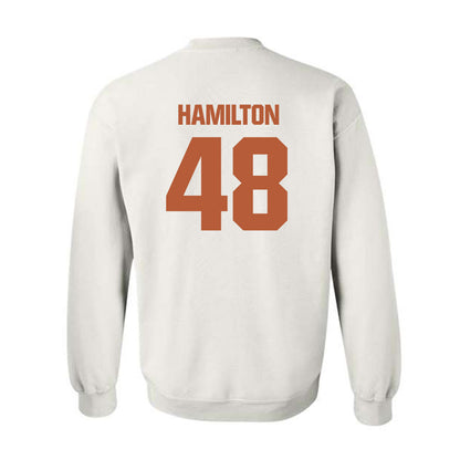 Texas - NCAA Baseball : Hudson Hamilton - Crewneck Sweatshirt-1