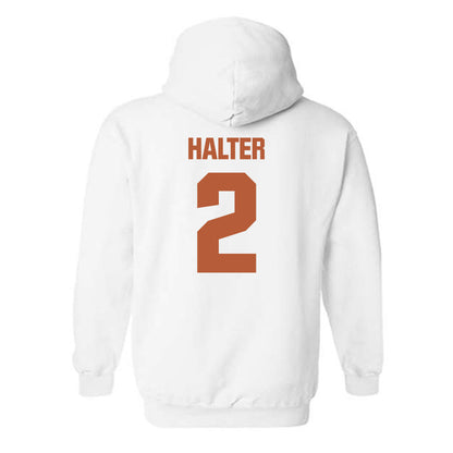 Texas - NCAA Women's Volleyball : Emma Halter - Hooded Sweatshirt-1