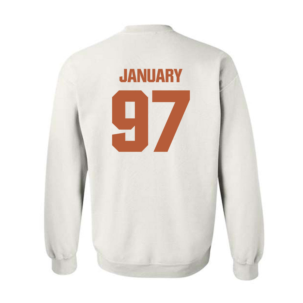 Texas - NCAA Football : Alex January - Crewneck Sweatshirt-1