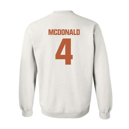 Texas - NCAA Football : Jelani McDonald - Crewneck Sweatshirt-1