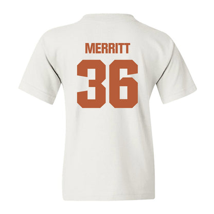 Texas - NCAA Football : Quinn Merritt - Youth T-Shirt-1