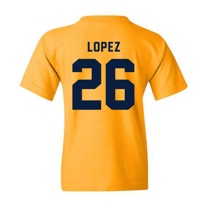 Northern Arizona - NCAA Football : Isaiah Lopez - Youth T-Shirt