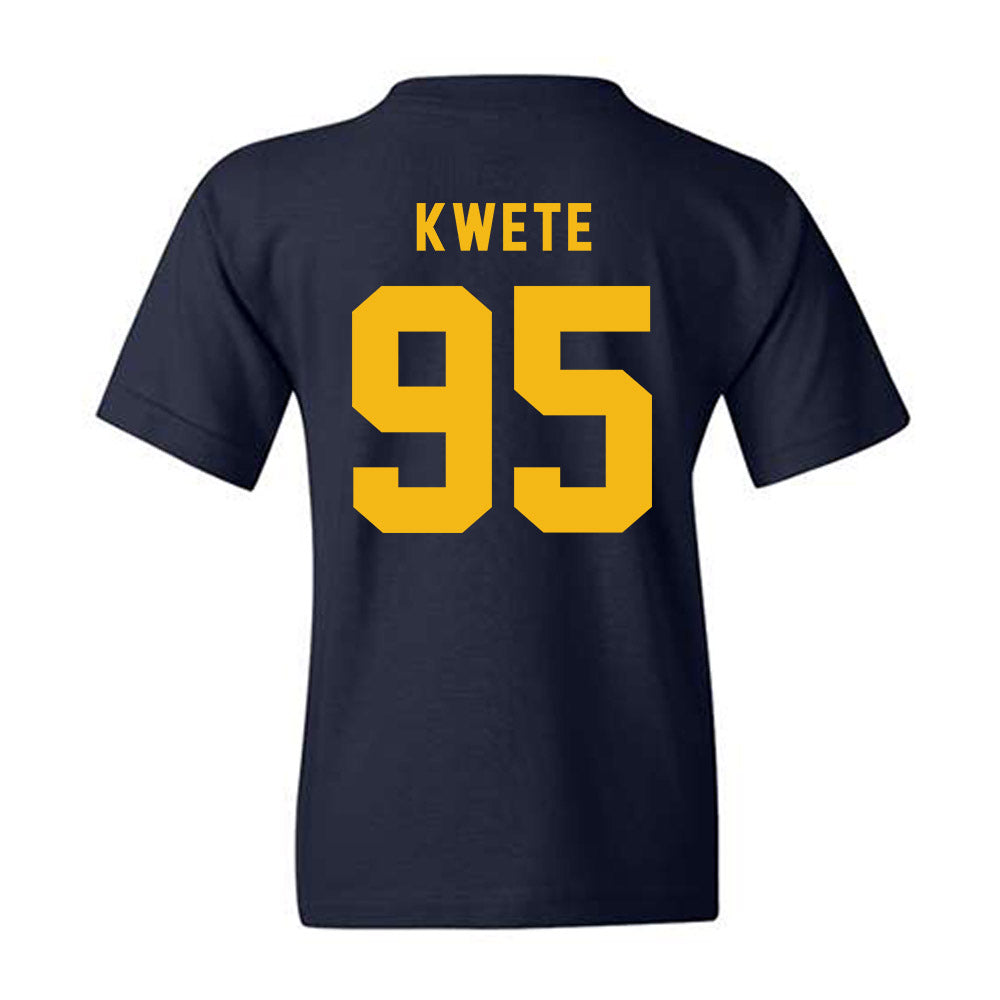 Northern Arizona - NCAA Football : Richard Kwete - Youth T-Shirt