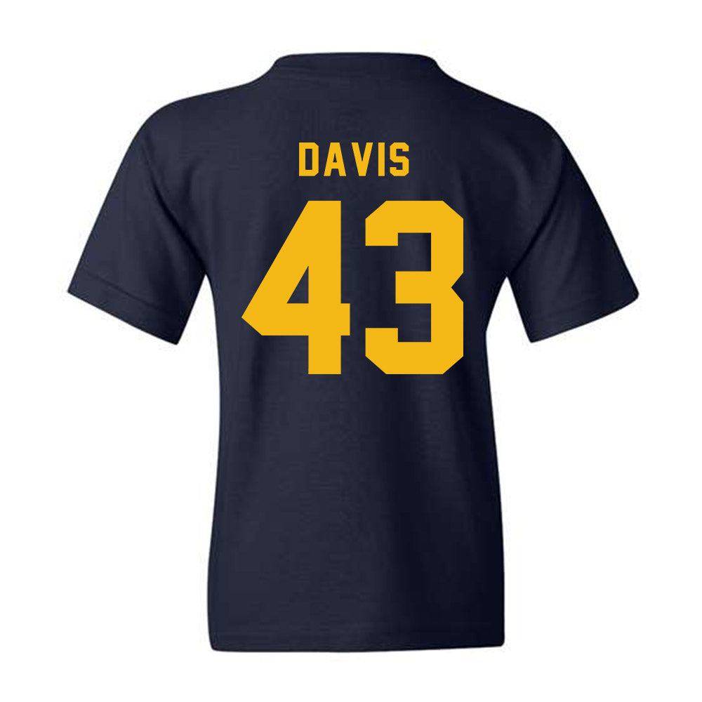 Northern Arizona - NCAA Football : Ramere Davis - Youth T-Shirt