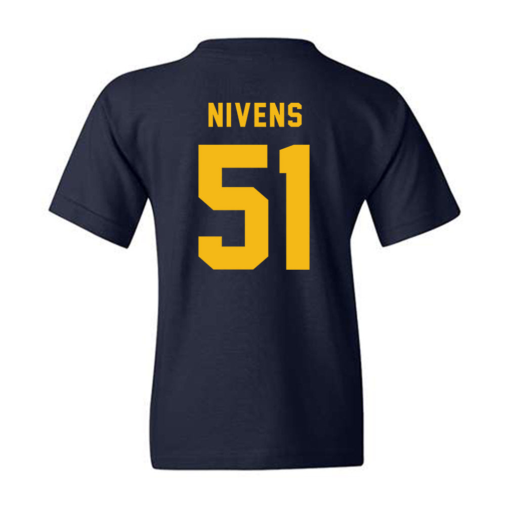 Northern Arizona - NCAA Football : Bobby Nivens - Youth T-Shirt