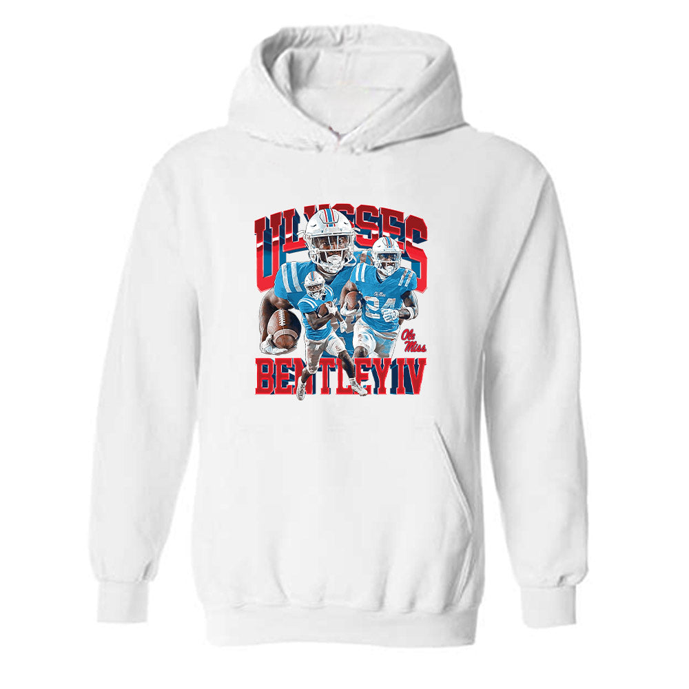 Ole Miss - NCAA Football : Ulysses Bentley IV - Player Collage Hooded Sweatshirt