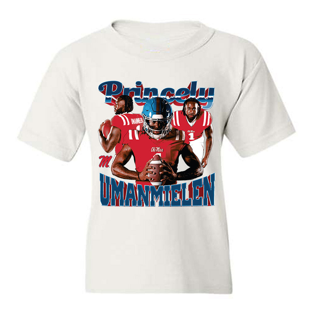 Ole Miss - NCAA Football : Princely Umanmielen - Youth T-Shirt