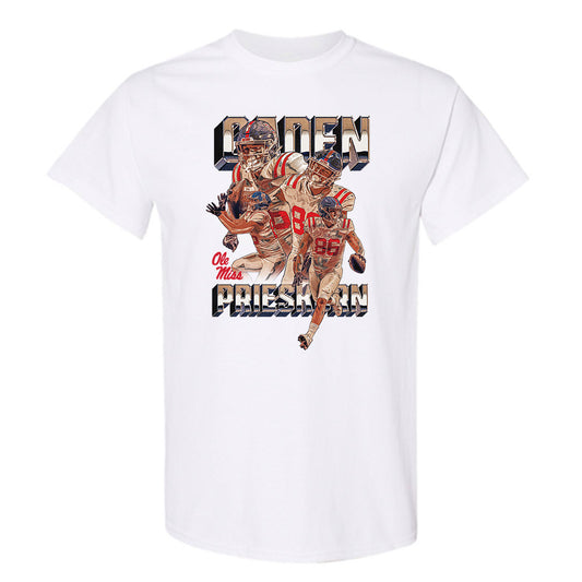 Ole Miss - NCAA Football : Caden Prieskorn - T-Shirt