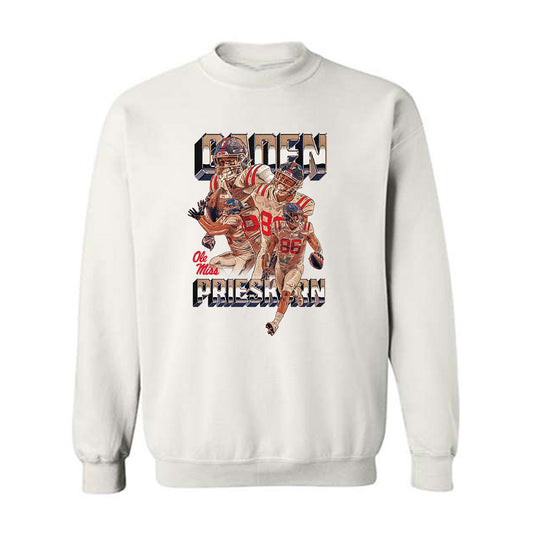 Ole Miss - NCAA Football : Caden Prieskorn - Crewneck Sweatshirt