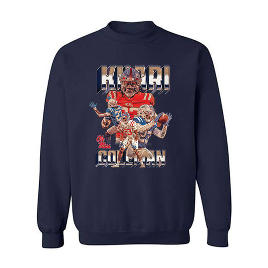 Ole Miss - NCAA Football : Khari Coleman - Crewneck Sweatshirt