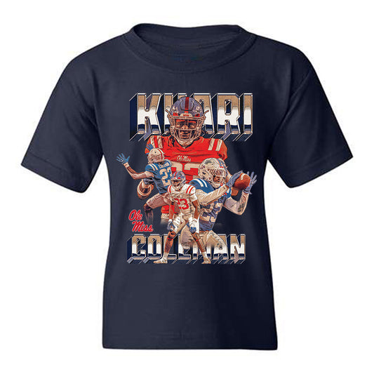 Ole Miss - NCAA Football : Khari Coleman - Youth T-Shirt