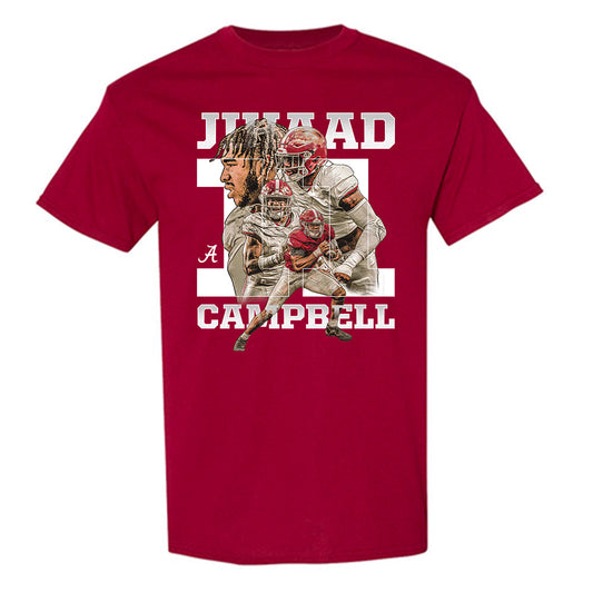 Alabama - NCAA Football : Jihaad Campbell - Player Collage T-Shirt