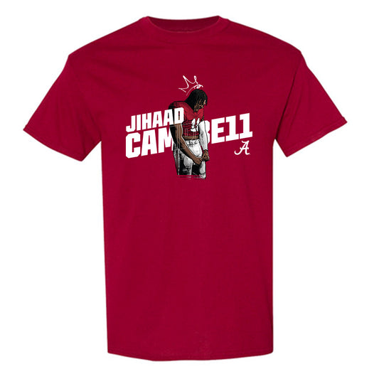 Alabama - NCAA Football : Jihaad Campbell - Individual Caricature T-Shirt