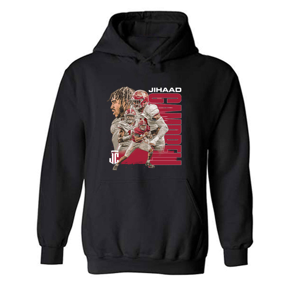 Alabama - NCAA Football : Jihaad Campbell - Player Collage Hooded Sweatshirt