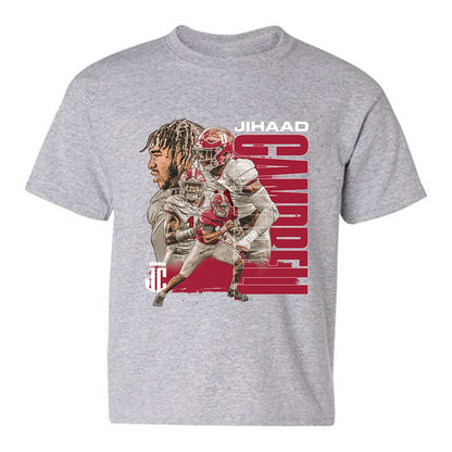 Alabama - NCAA Football : Jihaad Campbell - Player Collage Youth T-Shirt