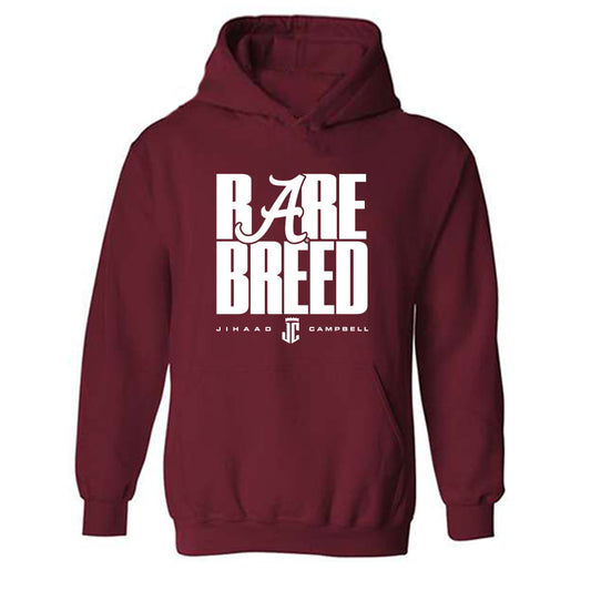 Alabama - NCAA Football : Jihaad Campbell - Generic Shersey Hooded Sweatshirt