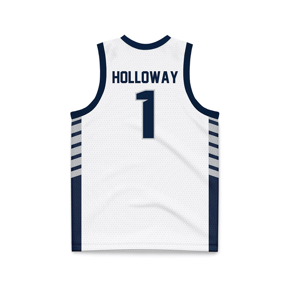 Samford - NCAA Men's Basketball : Joshua Holloway - 2024 White Basketball Jersey