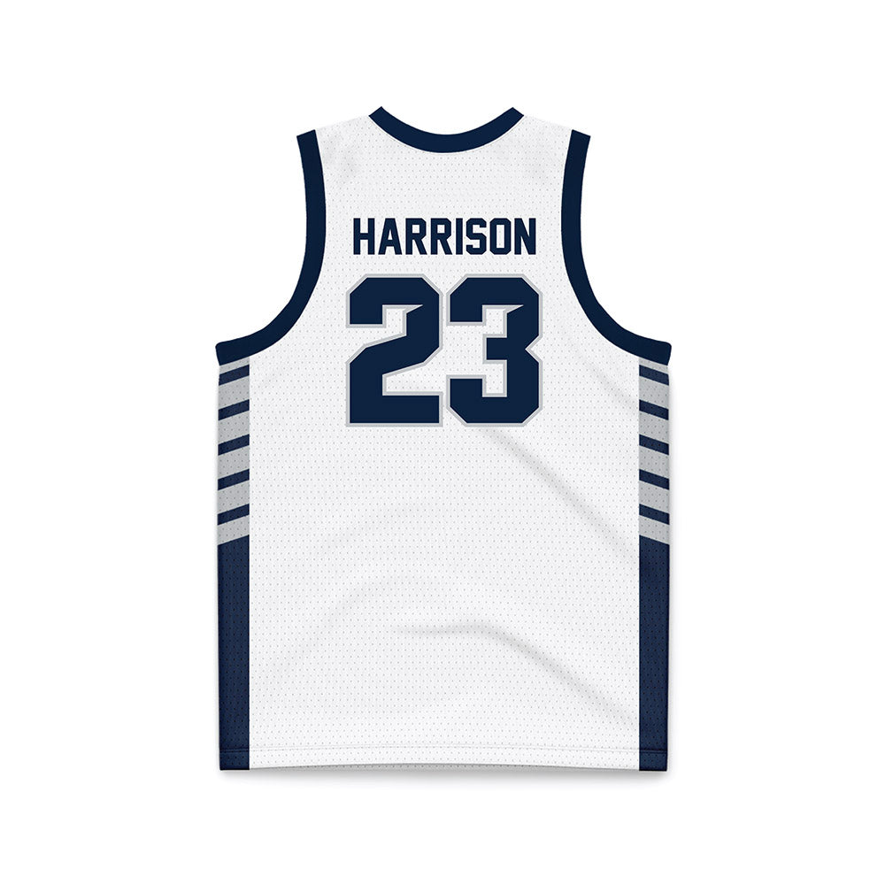 Samford - NCAA Men's Basketball : Caleb Harrison - 2024 White Basketball Jersey