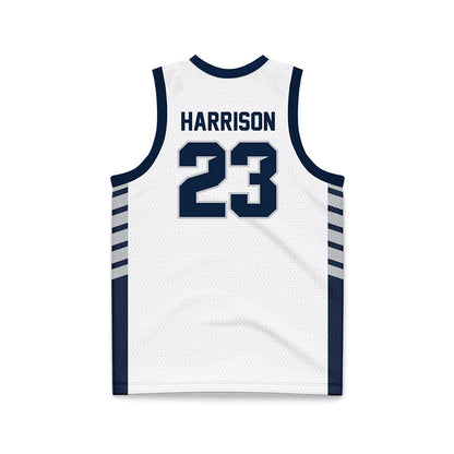 Samford - NCAA Men's Basketball : Caleb Harrison - 2024 White Basketball Jersey