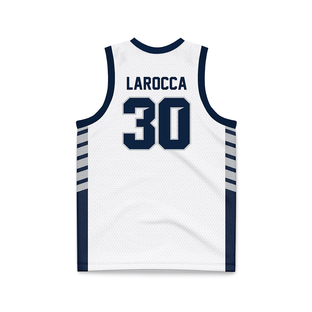 Samford - NCAA Men's Basketball : Owen LaRocca - 2024 White Basketball Jersey