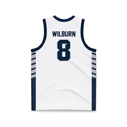 Samford - NCAA Men's Basketball : Zion Wilburn - 2024 White Basketball Jersey