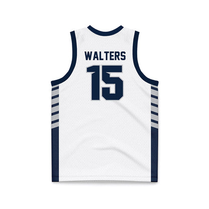 Samford - NCAA Men's Basketball : Grayson Walters - 2024 White Basketball Jersey