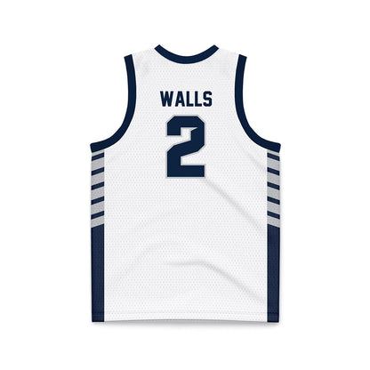 Samford - NCAA Men's Basketball : Lukas Walls - 2024 White Basketball Jersey