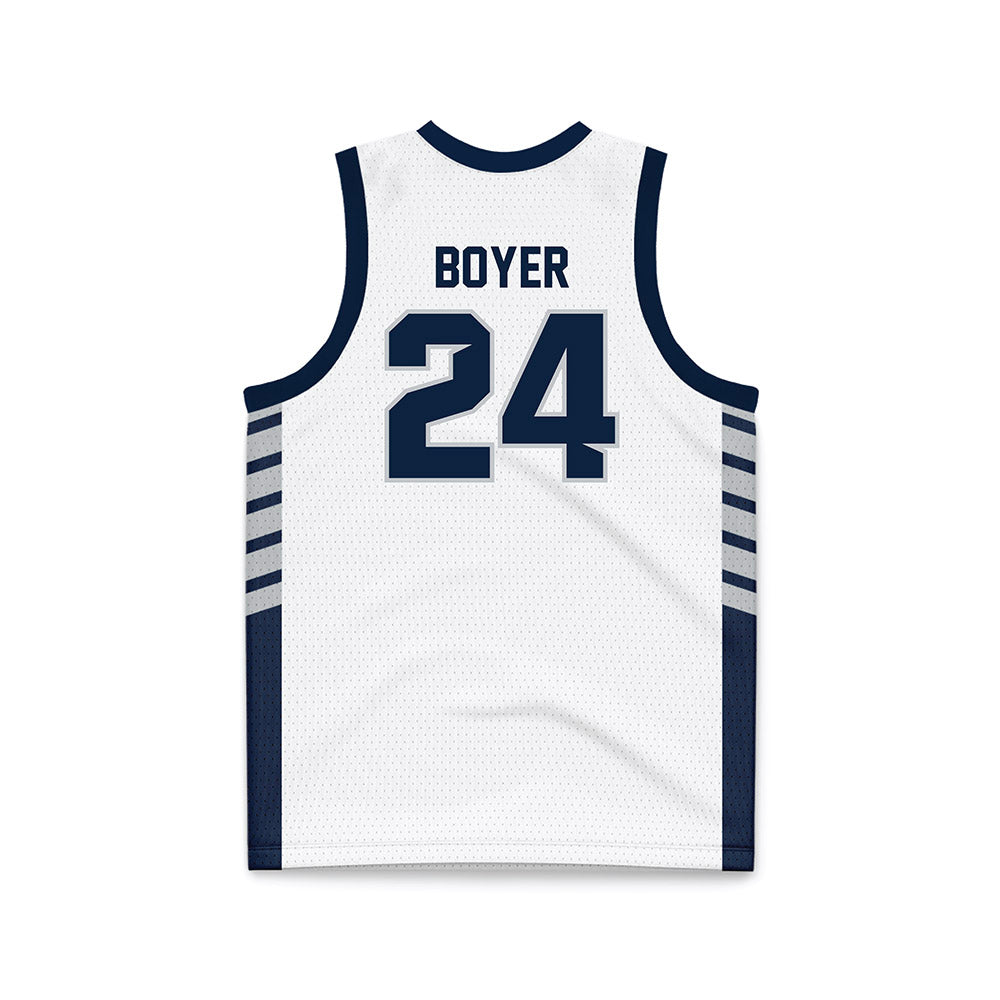 Samford - NCAA Men's Basketball : Brody Boyer - 2024 White Basketball Jersey